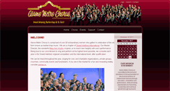 Desktop Screenshot of alamometrochorus.org
